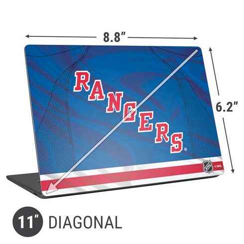 NHL New York Rangers Home Jersey Universal Laptop 11in (8.8 x 6.2in) Skin